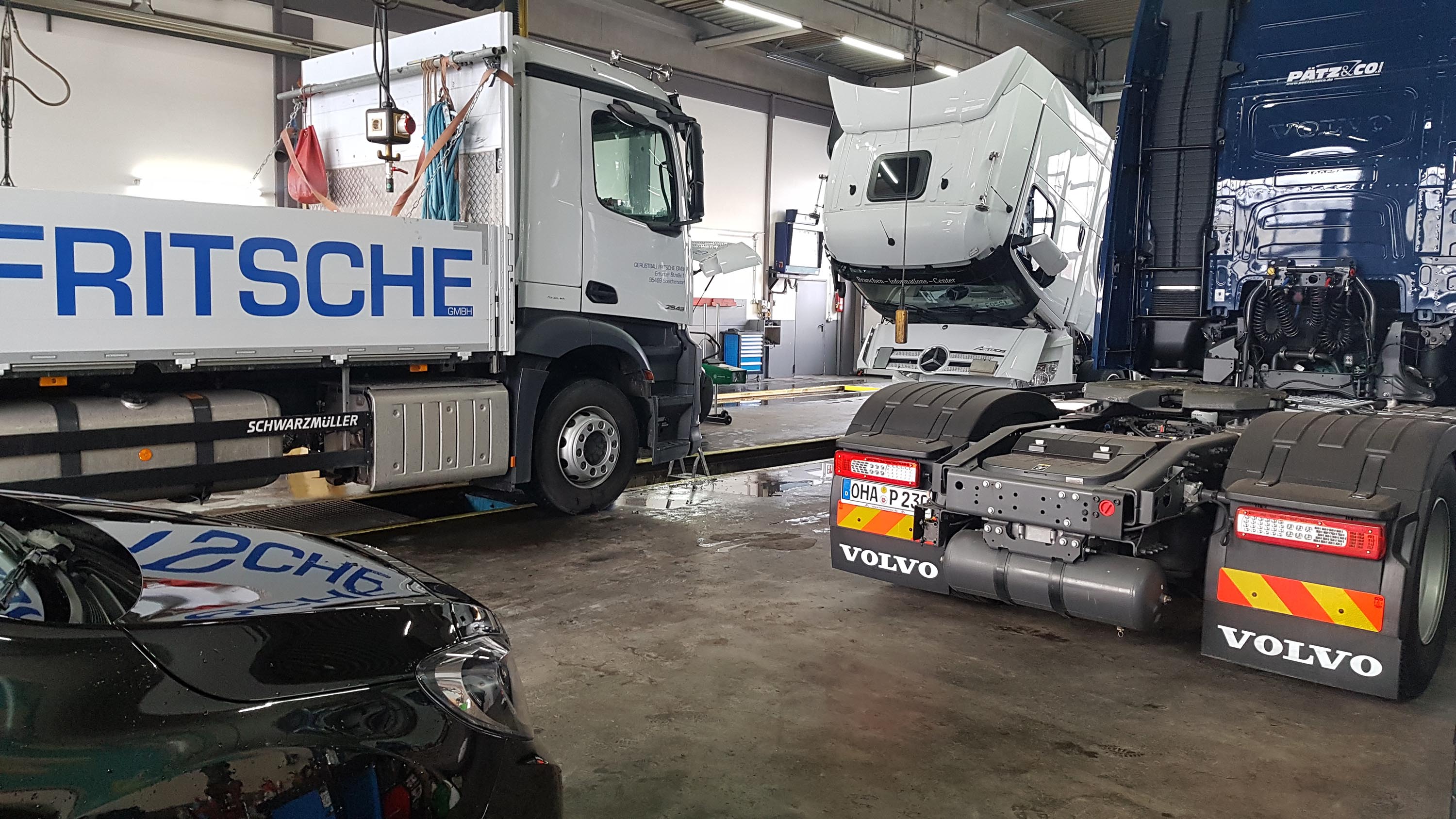 Serviceleistungen der Extraklasse Serviceleistungen der TP Truck & Trailerprofis Hof